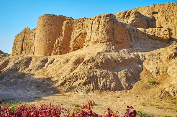 Középkori védelmi erődítmény Kasan, Irán — Stock Fotó