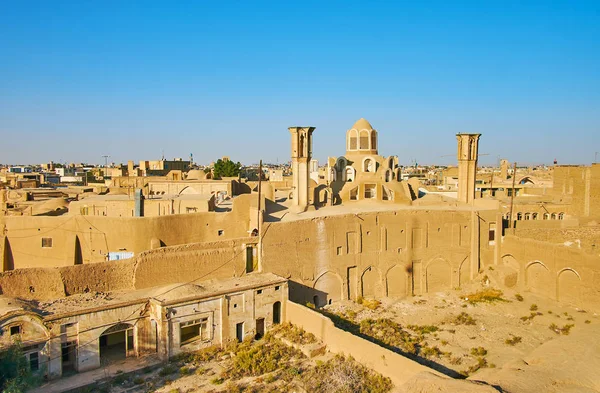 Stadtbild von Kaschan mit Borujerdi historischem Haus, iran — Stockfoto