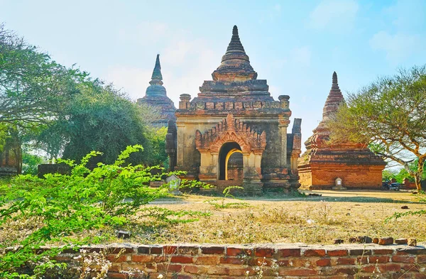 Apalyadana Temple Complex, Bagan, Mianmar — Stock Fotó