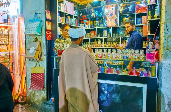 향수 가게, 카산, 이란 — 스톡 사진