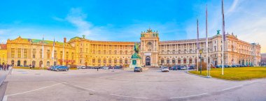 Hofburg 'un Neue Burg cephesi, Viyana, Avusturya