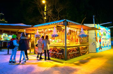 Viyana, Avusturya'da kış perisi