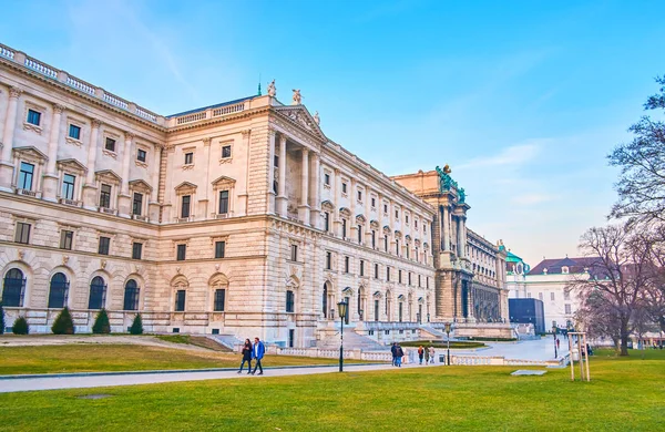 Baksidan av Hofburg i Wien, Österrike — Stockfoto
