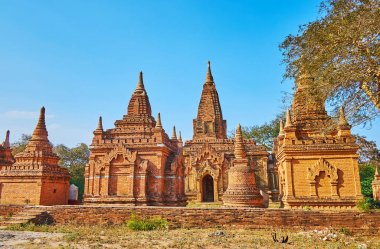 Bagan, Myanmar'ın tuğla türbeleri