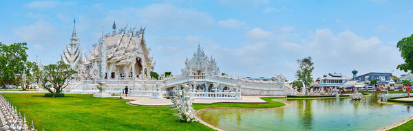 Остров Белый и его сад, Чианг Рай, Таиланд
