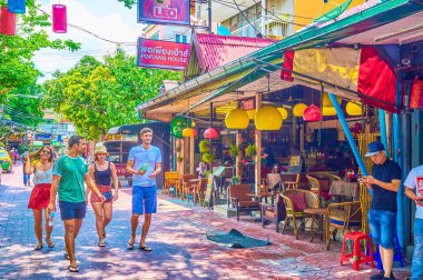 Bangkok Ram Buttri sokakta Yürüyüş, Tayland