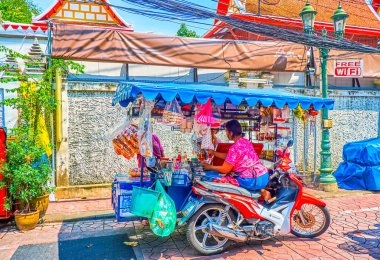Tay tarzında açık hava kafe, Bangkok