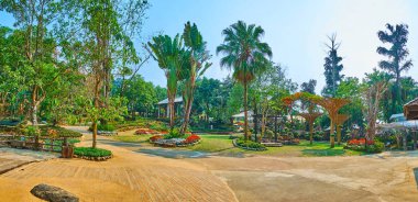 Enjoy Mae Fah Luang bahçe, Doi Tung, Tayland