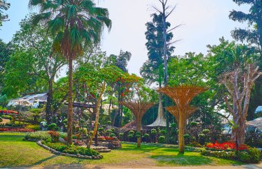 Süs Mae Fah Luang bahçe, Doi Tung, Tayland
