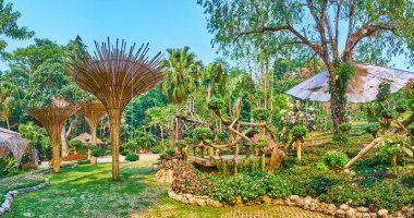 Mae Fah Luang bahçe, Doi Tung, Tayland güzelliği keyfini çıkarın