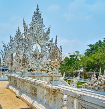 Beyaz Tapınak Ince sıva, Chiang Rai, Tayland