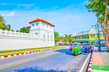 Bangkok, Tayland'daki taksiler