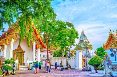 Bangkok, Tayland'daki Wat Pho din kompleksi