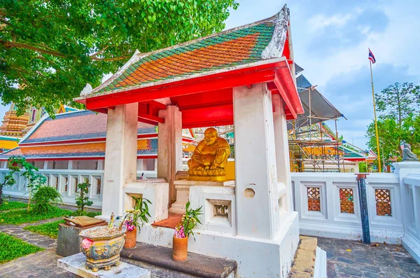 ワットポー庭園のブダイの彫刻, バンコク, タイ — ストック写真