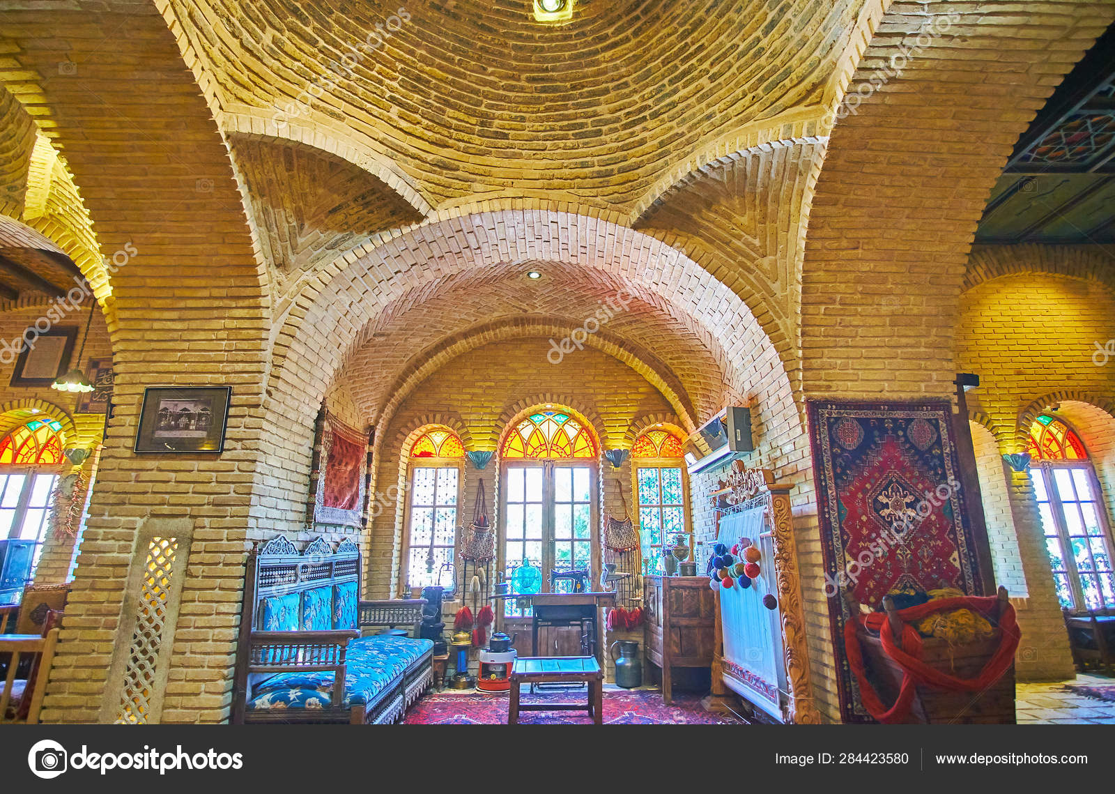 Enjoy Persian Carpet Store Shiraz Iran Stock Editorial Photo