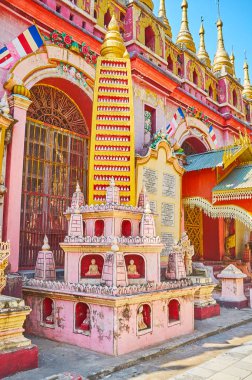 Thanboddhay Paya, Monywa, Myanmar'daki doğal pagoda