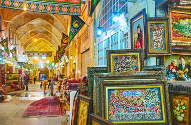 Vakil Bazaar, Şiraz, İran'da İran halılarını keşfedin