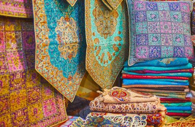 Şiraz, İran'dan Brocade hediyelik eşya