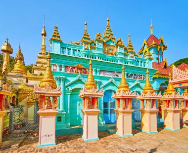 Thanboddhay manastırı mimarisi, Monywa, Myanmar