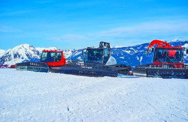 Zwieselalm Dağı 'ndaki modern kuaförü, Gosau, Avusturya
