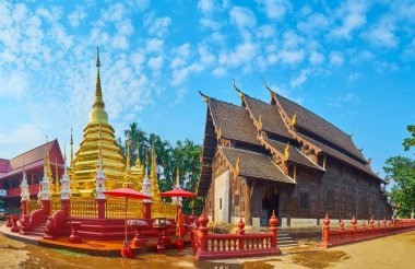 Wat Phan Tao Panoraması, Chiang Mai, Tayland