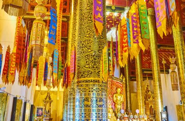 Phra Viharn Luang, Wat Chedi Luang, Chia 'da Lanna ayini bayrakları