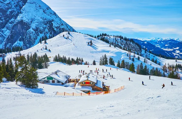 Skiing in Gosau, Austria — 스톡 사진