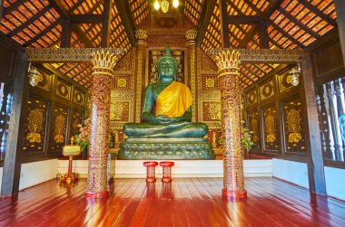 Phra Buddhamani-Srilanna Buda, Wat Chedi Luang, Chiang Mai, Th
