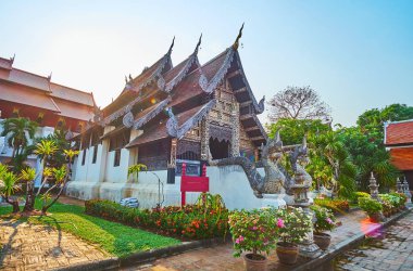 Lanna stili Bhuridatto Viharn, Wat Chedi Luang, Chiang Mai, Thai