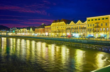Bad Ischl alacakaranlık üzerine, Avusturya
