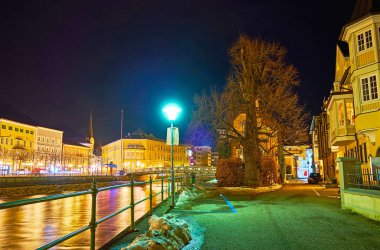 Akşam Traunkai seti, Bad Ischl, Avusturya
