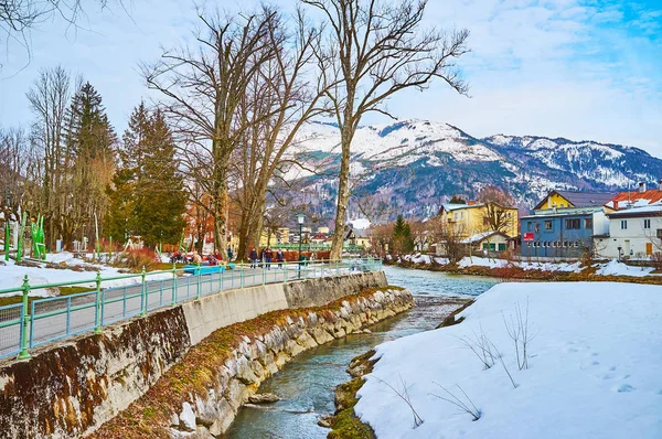 Winter Sissi Park, Bad Ischl, Austria — Foto de Stock