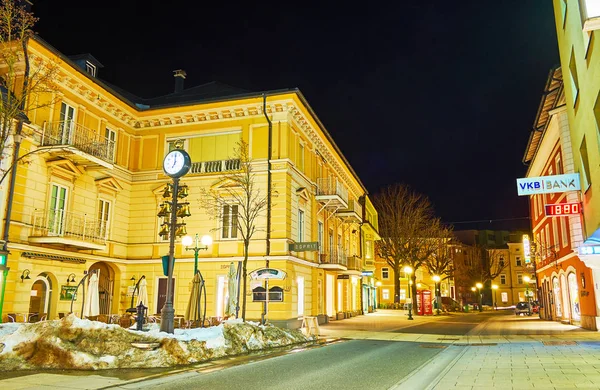 Ciudad nocturna de Bad Ischl, Austria —  Fotos de Stock