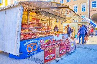 Salzburg Market Mozart tatlıları, Avusturya