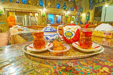 Azari Teahouse, Tahran, İran'da rahatlayın