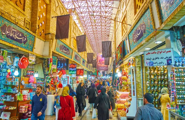 参观塔伊什集市，德黑兰，伊朗 — 图库照片
