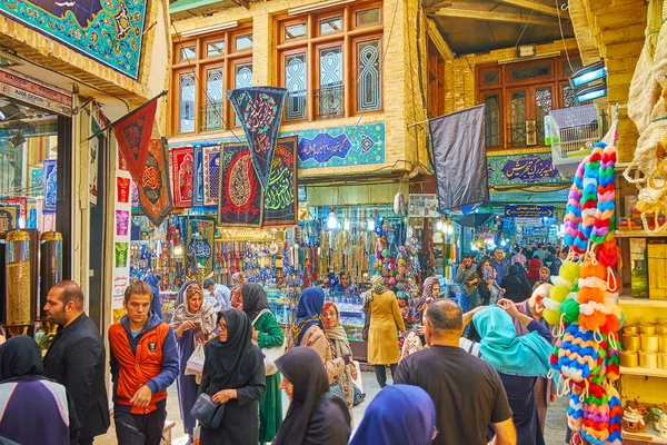Geleneksel Tacrish Bazaar, Tahran, İran — Stok fotoğraf