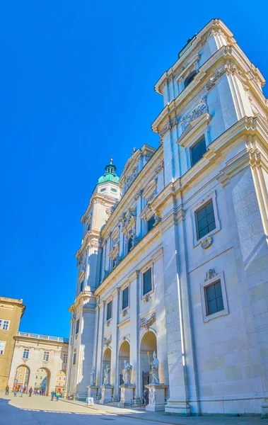 Salzburg, Avusturya'daki dev Katedral — Stok fotoğraf