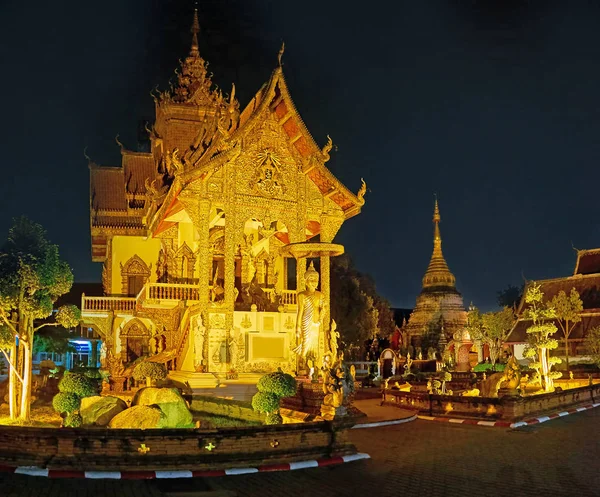 The Viharn of Wat Mahawan, Chiang Mai, Thailand — Stockfoto