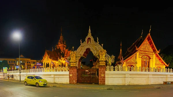 Панорама ВАТ Махавань, Чіангмай, Таїланд — стокове фото