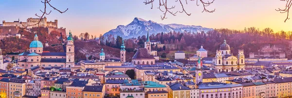 Średniowieczny Salzburg, Austria — Zdjęcie stockowe