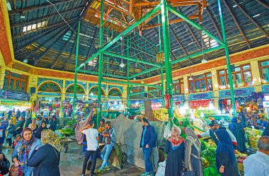 Tajrish Bazaar ticaret kubbesi, Tahran, İran