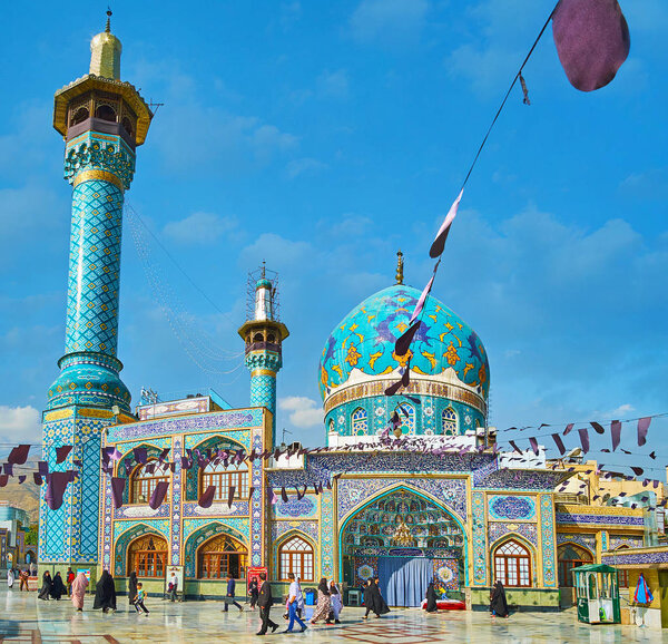 Panorama of Imamzadeh Saleh Holy Shrine, Tehran, Iran