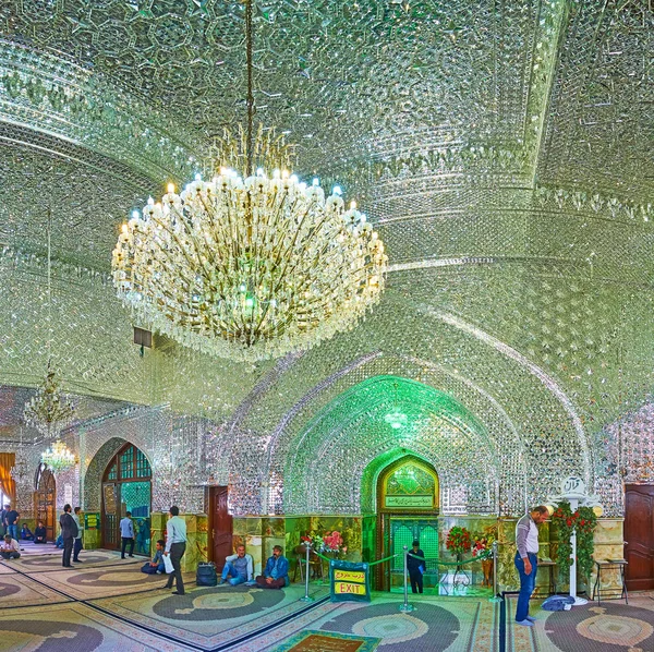 Interieur van het Heilige heiligdom Imamzadeh Saleh, Teheran, Iran — Stockfoto