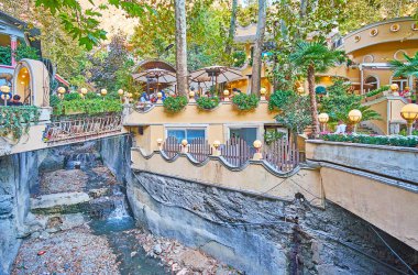 Darband mountain, Tahran, İran'daki restoranlar