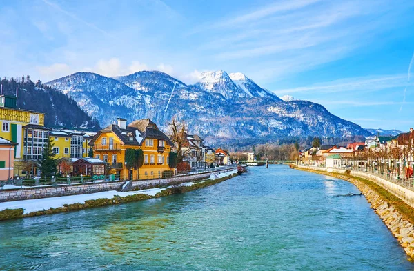 Bad Ischl'den Katrin Dağı, Salzkammergut, Avusturya — Stok fotoğraf