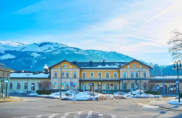Estación de tren de Bad Ischl, Salzkammergut, Austria — Foto de Stock