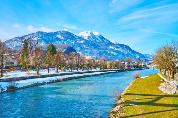 Les parcs d'hiver à Bad Ischl, Salzkammergut, Autriche — Photo