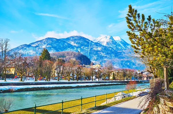 Bad Ischl landscape, Salzkammergut, Austria — Foto de Stock