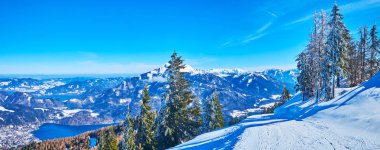 Salzkammergut kayak merkezleri, St Gilgen, Avusturya 